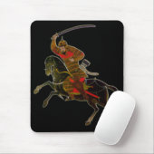 Mongolischer Reiter im Kampf Mousepad (Mit Mouse)