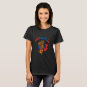 Mongolischer Stolz Mongolei-Flagge Handfist Mongol T-Shirt (Vorne ganz)