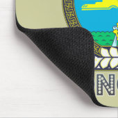 Mongolisches Emblem Mousepad (Ecke)