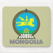 Mongolisches Emblem Mousepad (Vorne)