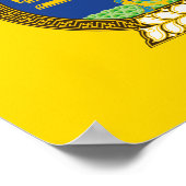 Mongolisches Emblem Poster (Ecke)