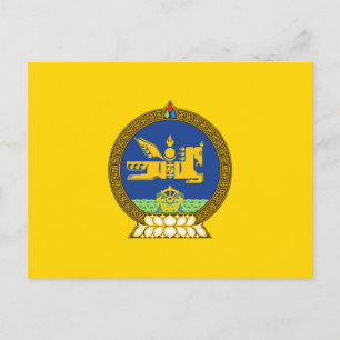 Mongolisches Emblem Postkarte