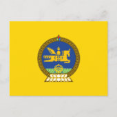 Mongolisches Emblem Postkarte (Vorderseite)