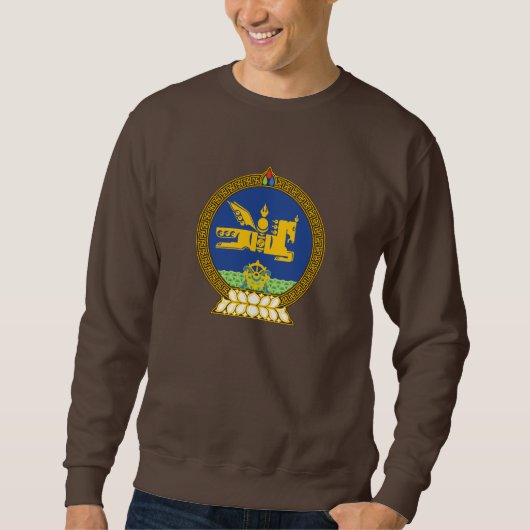 Mongolisches Emblem Sweatshirt (Vorderseite)