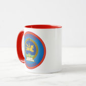 Mongolisches Erbe-Emblem Tasse (Vorderseite Links)