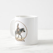 Mongolisches Horsman Kaffeetasse (Vorderseite Links)