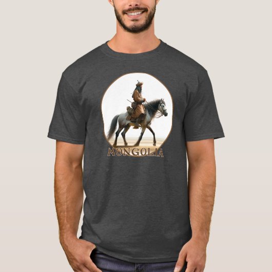 Mongolisches Horsman T-Shirt (Vorderseite)