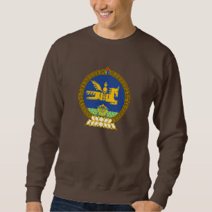 Mongolisches (mongolisches) Emblem Sweatshirt