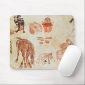 Mongolisches nomadisches Lager, 15. Jahrhundert Mousepad (Mit Mouse)