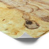 mongolisches nomadisches Lager, 15. Jahrhundert Poster (Ecke)