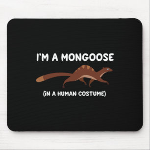 Mongoose Kostüm Witziges Halloween Grafik Mousepad