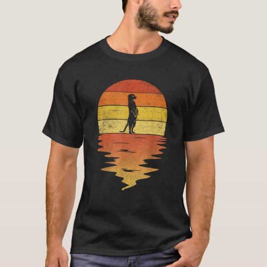 Mongoose retro sunset 70s vintage Mongoose T-Shirt (Vorderseite)