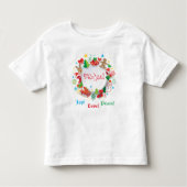Mongram 20XX Hallo Winter Holiday Symbole Muster Kleinkind T-shirt (Vorderseite)