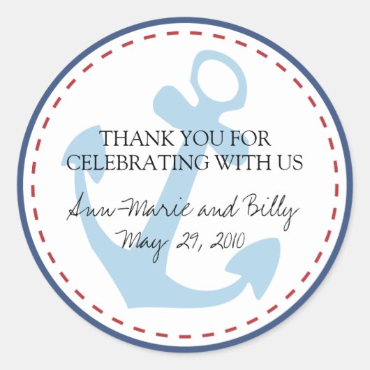 Mongram Aufkleber Hochzeit - Personalisieren Sie e (Vorderseite)