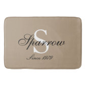 Mongram Badematte (Vorderseite)