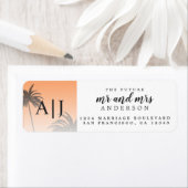 Mongram Beach Wedding Rücksendeadresse (Insitu)