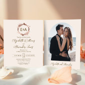Mongram Budget Wedding Einladungen