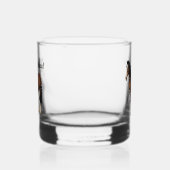 Mongram Clydesdale Entwurf Pferdezucht Whiskyglas (Rechts)