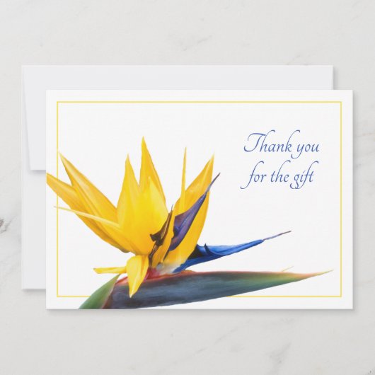 Mongram Dankeschön-Karten Dankeskarte (Vorderseite)