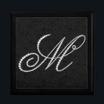 Mongram für eleganten Letter M-Sparkling-Diamanten Erinnerungskiste<br><div class="desc">Elegante schwarz-weiße funkelnde Diamanten Anfangsbuchstabe M. Andere Buchstaben kommen bald. E-Mail mir für Ihre erste,  um es früher zu erhalten,  da es Zeit braucht,  um dies zu tun. Dies ist ein Bild von Diamanten und nicht real oder Fake.</div>