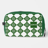 Mongram Golf Ball Muster Dopp Kit Bag Waschbeutel (Vorderseite)