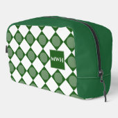 Mongram Golf Ball Muster Dopp Kit Bag Waschbeutel (Rechte Ecke)
