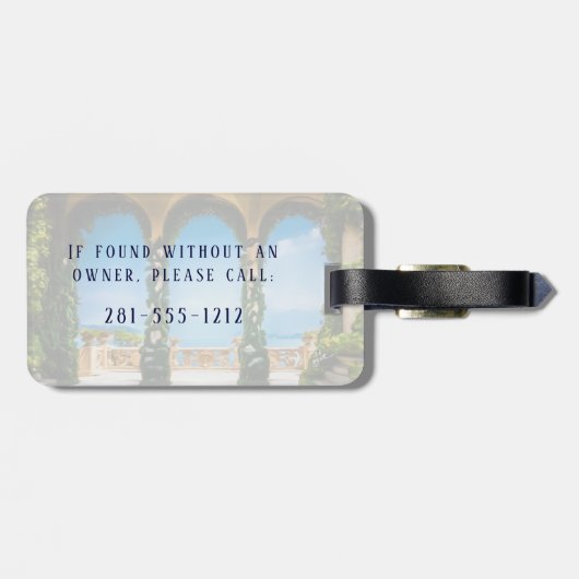 Mongram, Il Museo Comunale Gepäckanhänger (Rückseite horizontal)