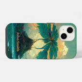 Mongram iPhone Hülle (Rückseite (Horizontal))
