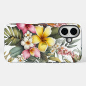 Mongram Island Design für tropische Blume Case-Mate iPhone Hülle (Rückseite (Horizontal))