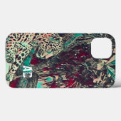 Mongram Jungle Cat Case-Mate iPhone Case (Rückseite (Horizontal))