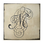 mongram "M" Fliese (Vorderseite)