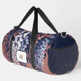 Mongram Navy Rose Wisteria Elegance Duffle Bag