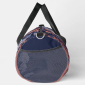 Mongram Navy Rose Wisteria Elegance Duffle Bag (Rechts)