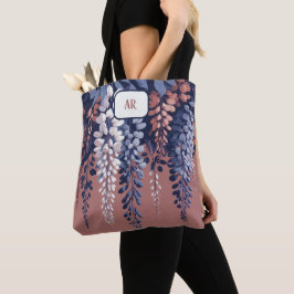 Mongram Navy Rose Wisteria Elegance Tasche