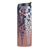 Mongram Navy Rose Wisteria Elegance Thermosbecher (Nach links gedreht)