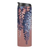 Mongram Navy Rose Wisteria Elegance Thermosbecher (Nach rechts gedreht)