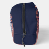 Mongram Navy Rose Wisteria Elegance Waschbeutel (Rechts)