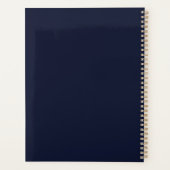 Mongram Navy Silver Business Appointing Book Planer (Rückseite)