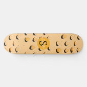 MONGRAM Orange Skateboard (Horizontal)
