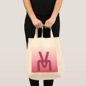 Mongram Pink Gradient Tasche (Vorderseite (Produkt))