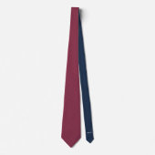 Mongram Quote für Burgundy-Individuelle Name Krawatte (Vorderseite)
