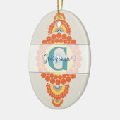 Mongram Radiant Aegean Summer Ornamental Mandala Keramik Ornament (Links)