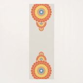 Mongram Radiant Aegean Summer Ornamental Mandala Yogamatte (Rückseite)