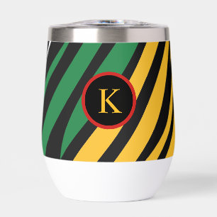 Mongram Red Green Yellow Black History Montag