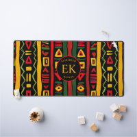 Mongram Red Green Yellow Black History Montag
