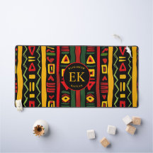 Mongram Red Green Yellow Black History Montag