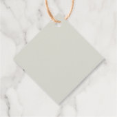 Mongram Script Hochzeit Geschenkanhänger (Rückseite)