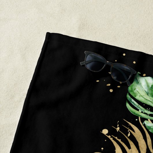 Mongram Strandtuch (Beispiel)