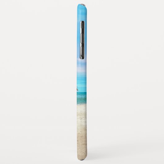 Mongram Tropical Beach Landschaft Case-Mate iPhone Hülle (Hinten/Links)