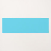 Mongram Tropical Blue Yellow Fish Illustration Yogamatte (Rückseite (Horizontal))